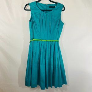 Ellen Tracy Turquoise Sleeveless Women's Dress